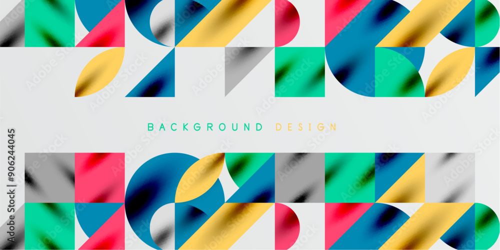 Triangles, round triangles and circles techno art. Vector Illustration For Wallpaper, Banner, Background, Card, Book Illustration, landing page Triangles, round triangles and circles techno art. Vector Illustration For Wallpaper, Banner, Background, Card, Book Illustration, landing page