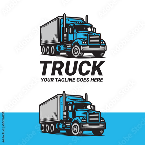 Truck Logo Design for Trucking Company