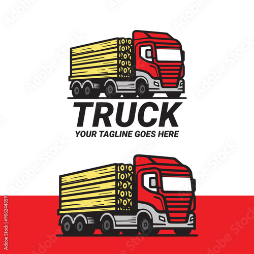 Truck Logo Design for Trucking Company