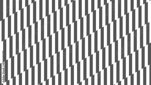 Wallpaper Mural Striped black and white pattern with diagonal rows of stripes. Seamless repeating background for creative covers, fabric or presentations. Monochrome geometric texture with dynamic diagonal transition Torontodigital.ca
