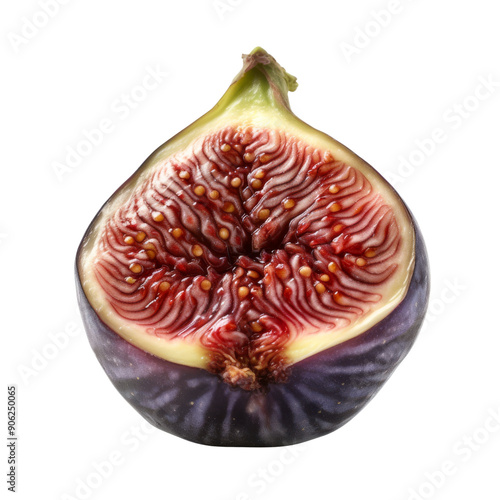 fresh figs isolated on white