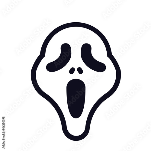 Thriller movie genre icon design