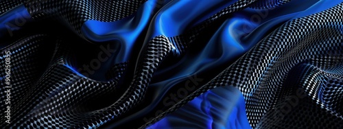 Black and blue sports pattern