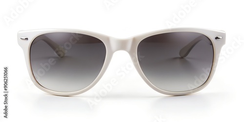 white sunglasses isolated on white background Generative By AI