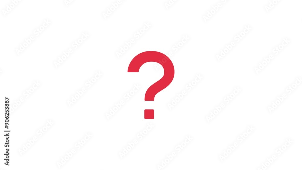question symbol, Question mark icon animation. question symbol, Question mark icon animation.