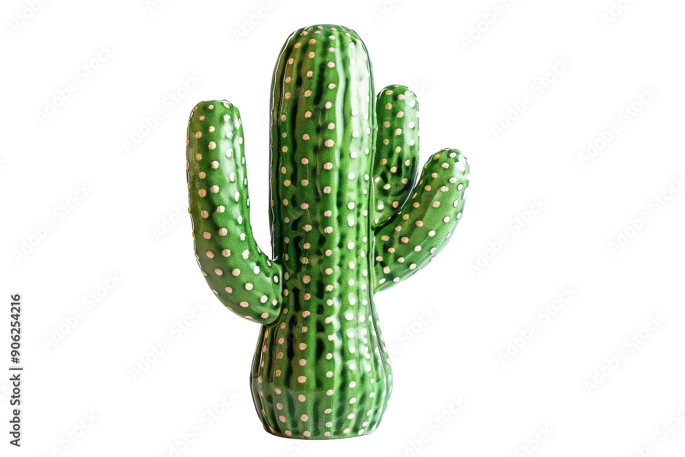 Green Cactus with White Polka Dots Green Cactus with White Polka Dots