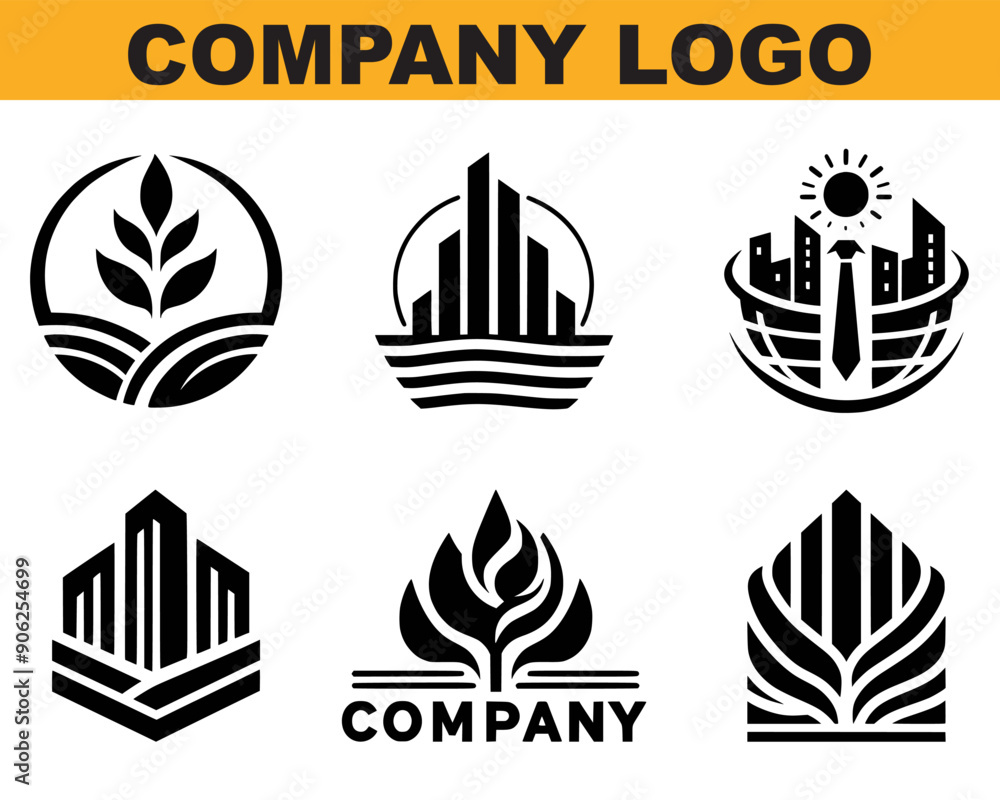 Company logo set. Branding company logo, company logos, company logotype, company looking, EPS 10. Company logo set. Branding company logo, company logos, company logotype, company looking, EPS 10.