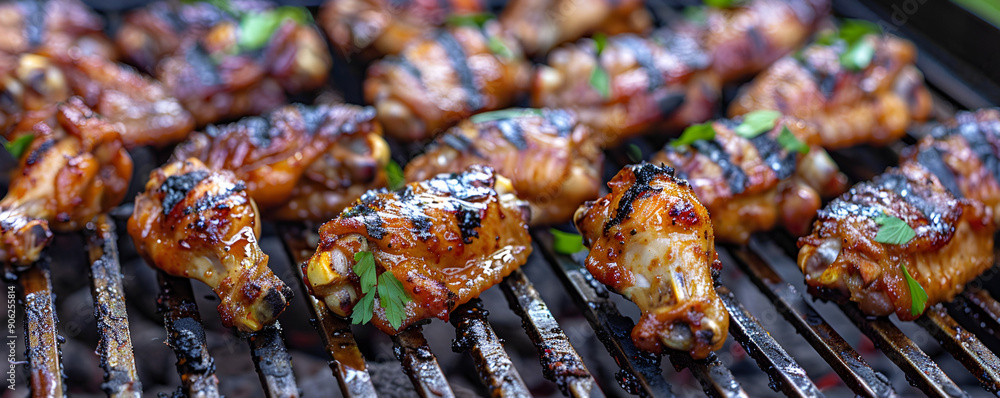 Smoky Delights: Grilled Chicken Wings and Broasted Chicken Smoky Delights: Grilled Chicken Wings and Broasted Chicken
