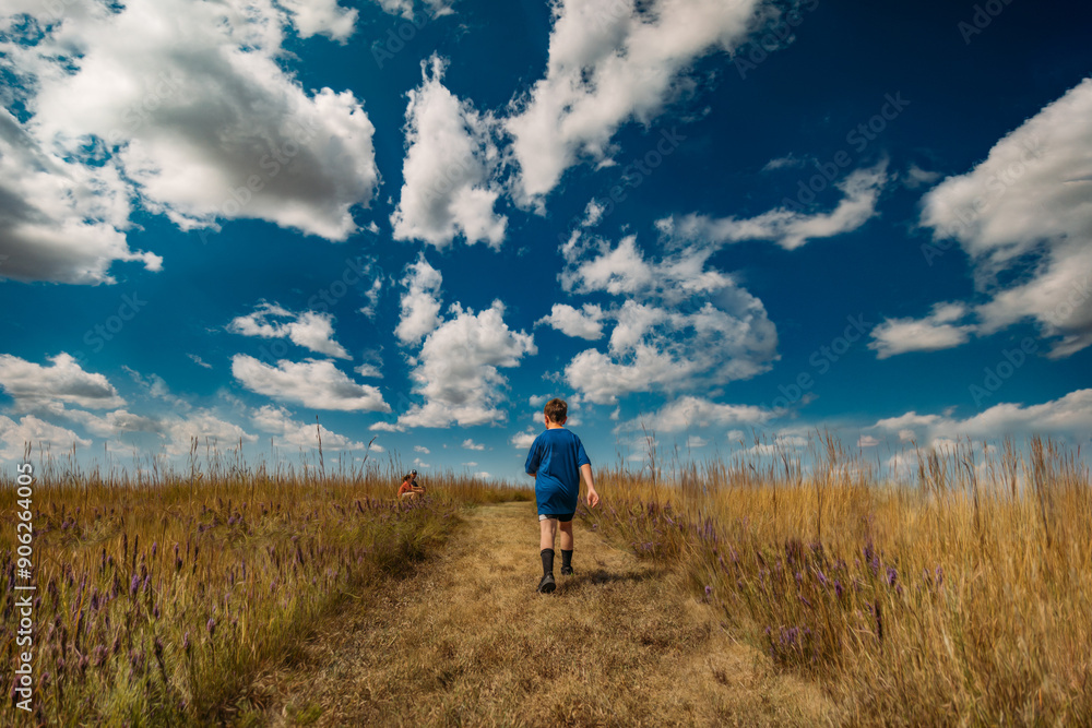 Going for a walk on the plains Going for a walk on the plains