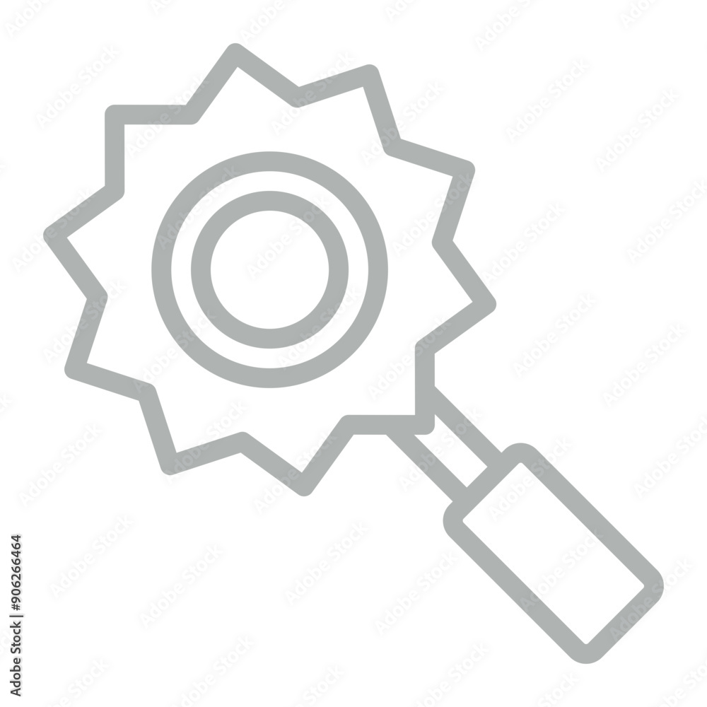 Cutter Vector Line Grey Icon Design Cutter Vector Line Grey Icon Design