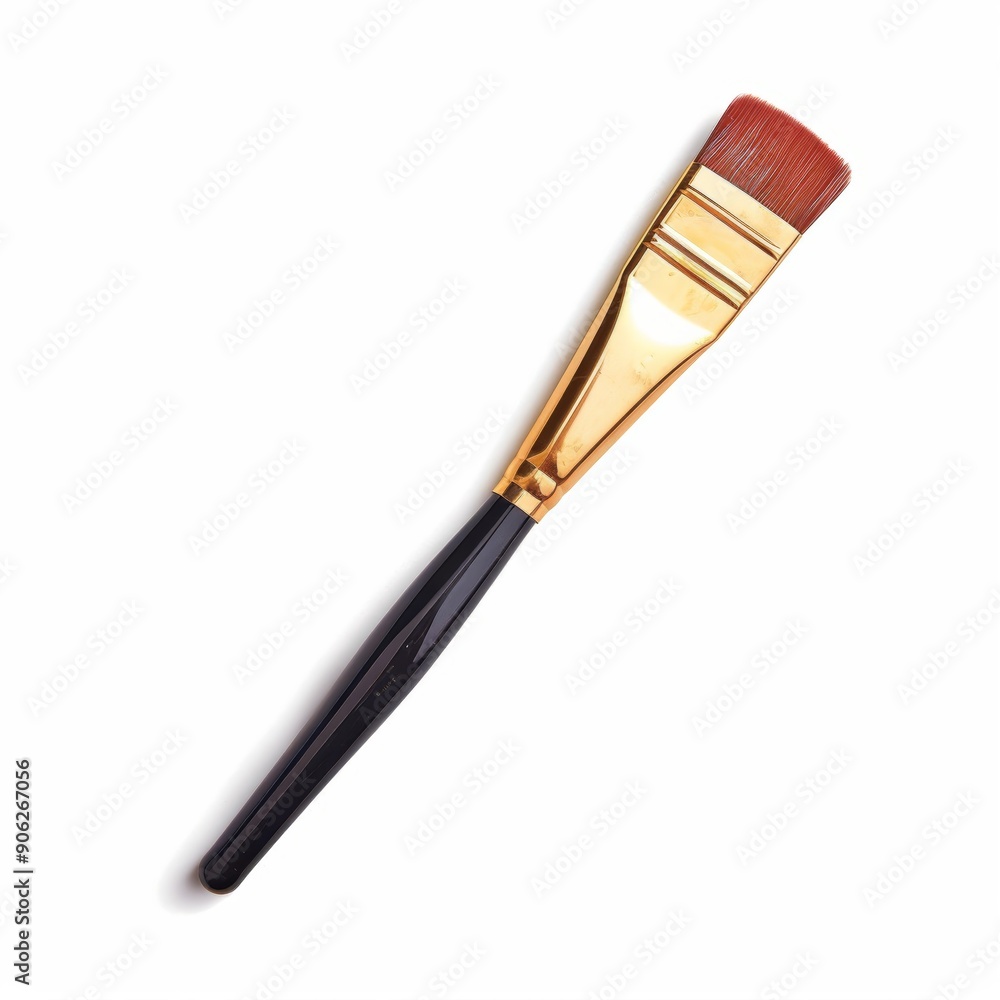watercolor painting of a paintbrush, isolated on a white background. watercolor painting of a paintbrush, isolated on a white background.