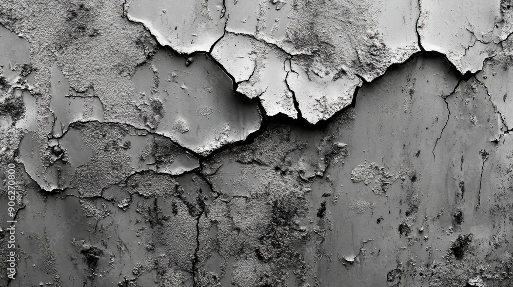 Fototapeta premium A metal texture featuring scratches and cracks.