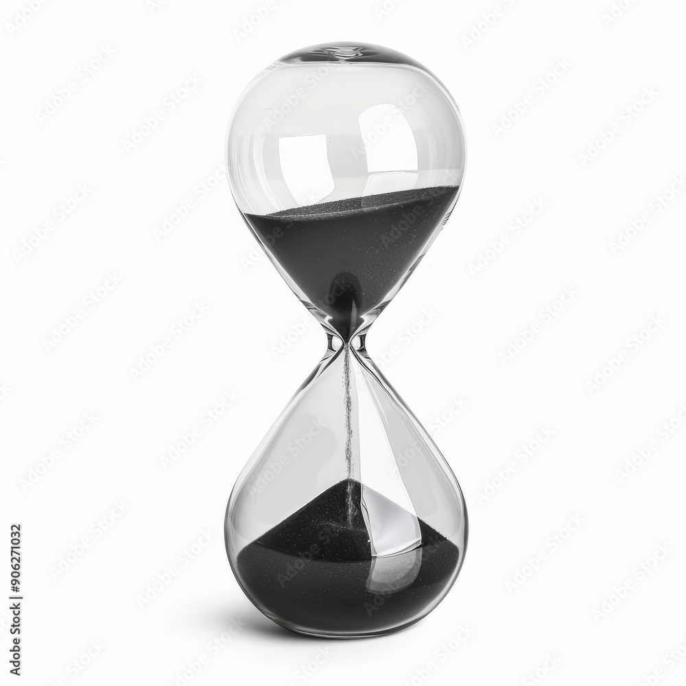 Hourglass with sand Hourglass with sand