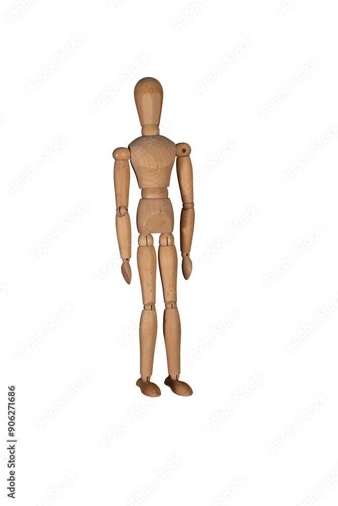 Wooden puppet doll marionette. Concept of emotional manipulation, world conspiracy theories Wooden puppet doll marionette. Concept of emotional manipulation, world conspiracy theories
