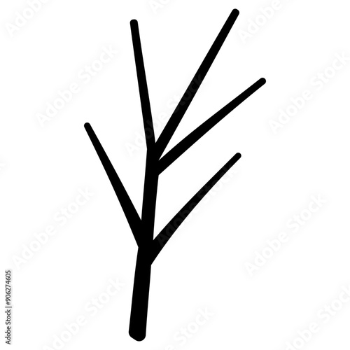 Branch Line Vector Illustration 