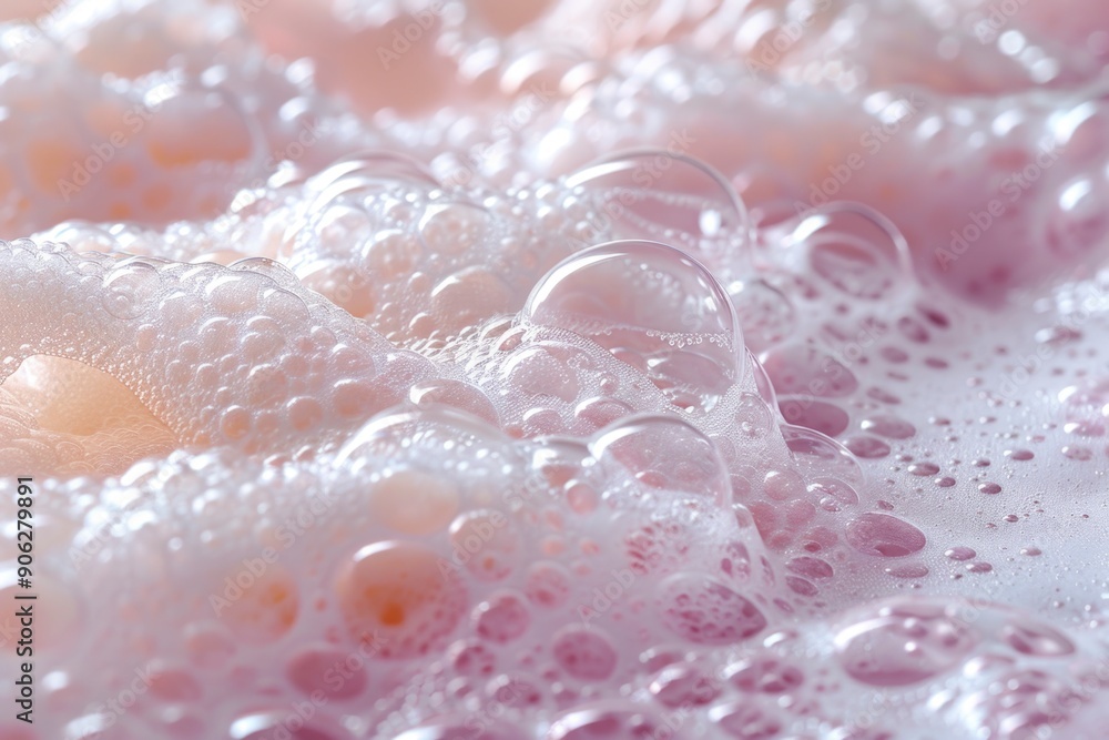 Texture of purple bubbles in soap. Abstract background. smooth and detailed surfaces. cleansing and sanitary product design, hygiene and bath visuals Texture of purple bubbles in soap. Abstract background. smooth and detailed surfaces. cleansing and sanitary product design, hygiene and bath visuals