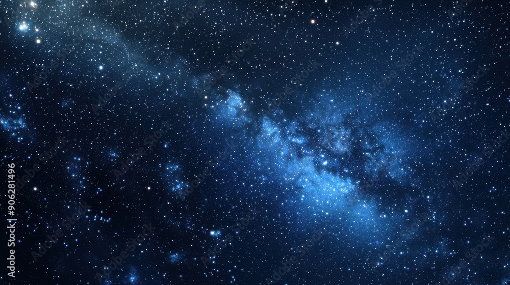 Obraz premium A high-resolution digital camera equipped with AI-enhanced imaging capturing a stunning photo of stars in the night sky, emphasizing the beauty of the cosmos with technological precision