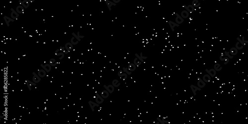 Abstract Grunge texture overlay with fine grains isolated on white background. Black glitter texture abstract background banner.