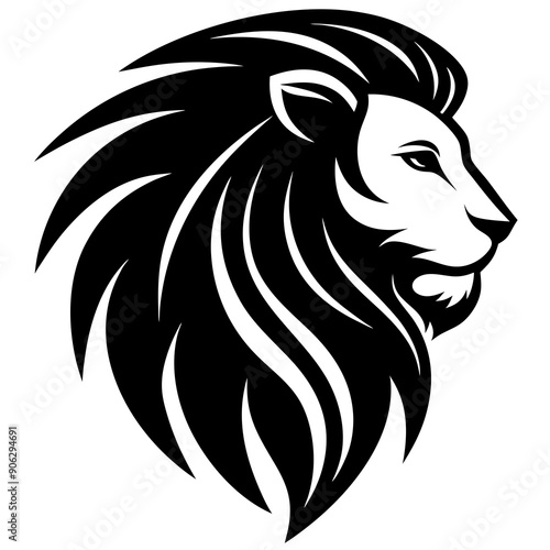 Wallpaper Mural Lion head vector silhouette, Lion head icon, Lion Svg
 Torontodigital.ca