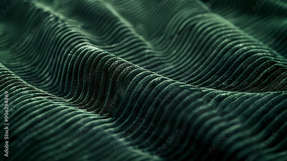 dark green corduroy fabric texture used as background Emerald color panne fabric background of soft and smooth textile material cloth velvet grooves luxury green tone for silk : Generative AI dark green corduroy fabric texture used as background Emerald color panne fabric background of soft and smooth textile material cloth velvet grooves luxury green tone for silk : Generative AI