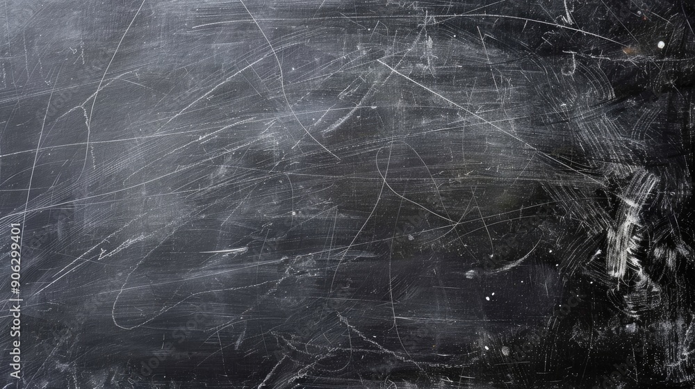 Top view of a blank blackboard surface Top view of a blank blackboard surface