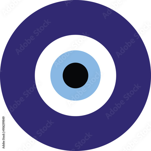 Vector image of evil eye