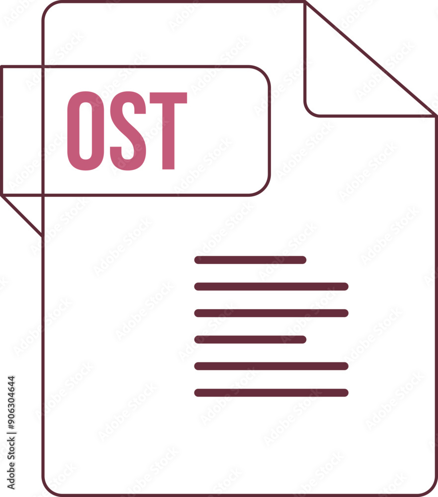 OST ip icon black outline OST ip icon black outline