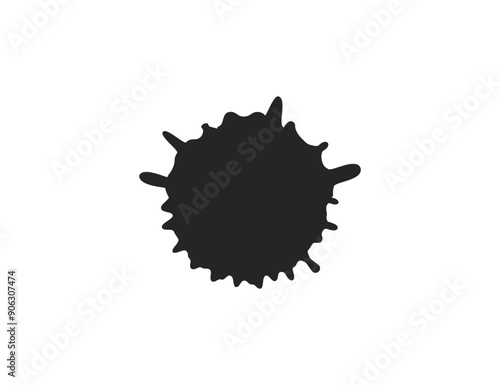 Stain, blot icon. Vector illustration.