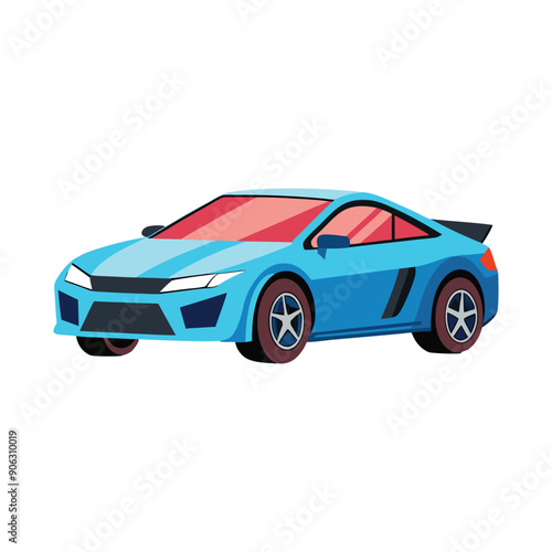 car flat vector design illustration