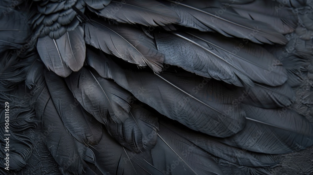 Black Feathers Texture Black Feathers Texture