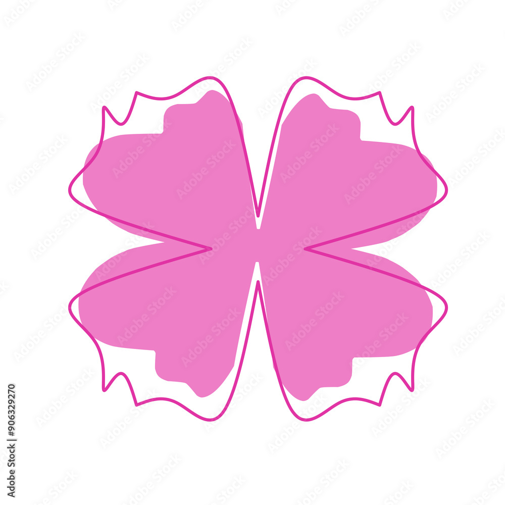Doodle flower leaf line decoration boho simple inspired by plumeria flower that can be used for sticker, book, scrapbook, icon, decorative, e.t.c with aesthetic pink colorful color Doodle flower leaf line decoration boho simple inspired by plumeria flower that can be used for sticker, book, scrapbook, icon, decorative, e.t.c with aesthetic pink colorful color