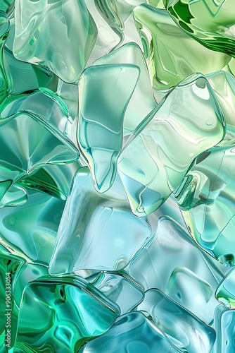 background of amorphic natural Abstract glass photo