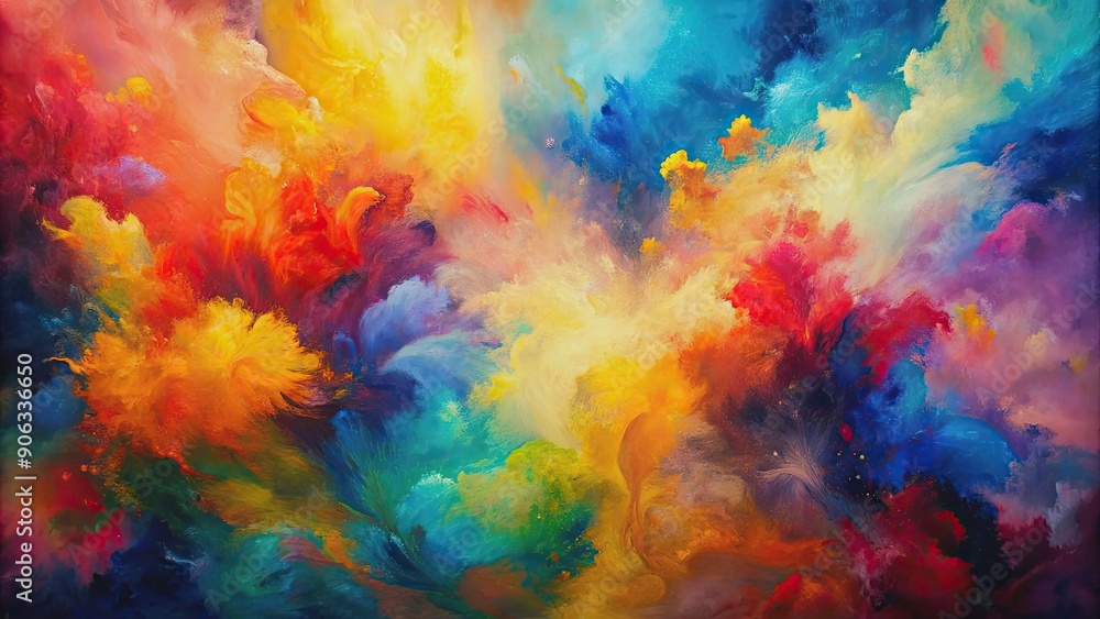 Abstract painting on canvas in vibrant colors, art, abstract, painting, canvas, vibrant, colors, texture Abstract painting on canvas in vibrant colors, art, abstract, painting, canvas, vibrant, colors, texture