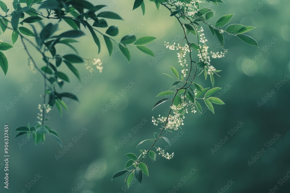 Branch with White Flowers Branch with White Flowers