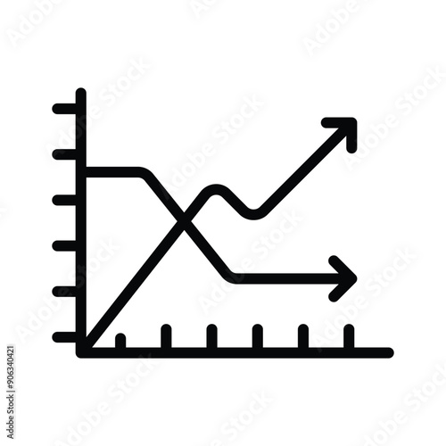 Check out this vector icon of market trend that is easily available now