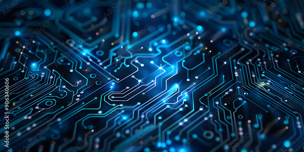 Human digital circuit digital technology background design Human digital circuit digital technology background design