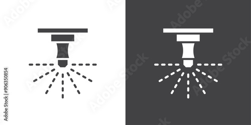 Irrigation icon Thin line illustration set