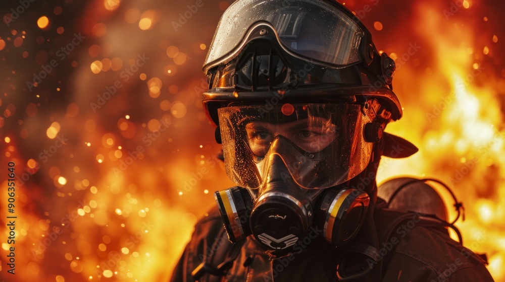 Firefighter Facing Danger Firefighter Facing Danger