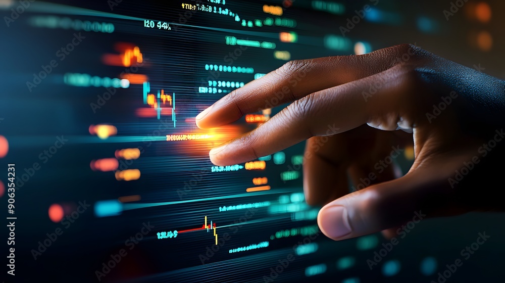 Trader Strategically Purchasing Call Option on Trading Platform - Calculated Risk Decision-Making with Copy Space Trader Strategically Purchasing Call Option on Trading Platform - Calculated Risk Decision-Making with Copy Space