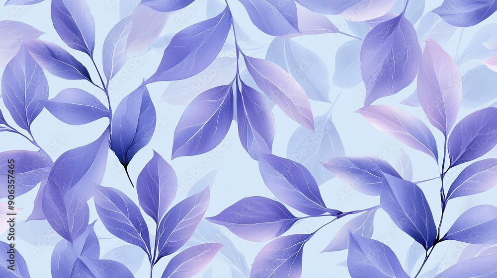 Elegant transparent leaves patterns background Elegant transparent leaves patterns background