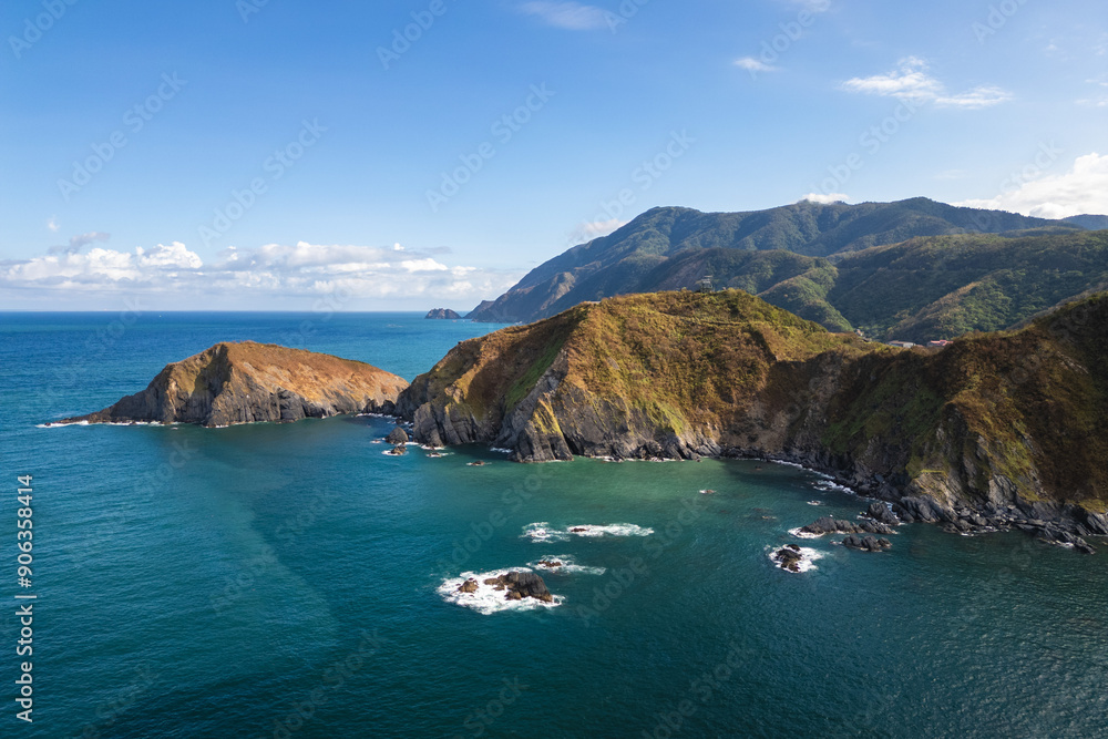Aerial view of Land tied islands located at Suao township, Yilan county, Taiwan Aerial view of Land tied islands located at Suao township, Yilan county, Taiwan