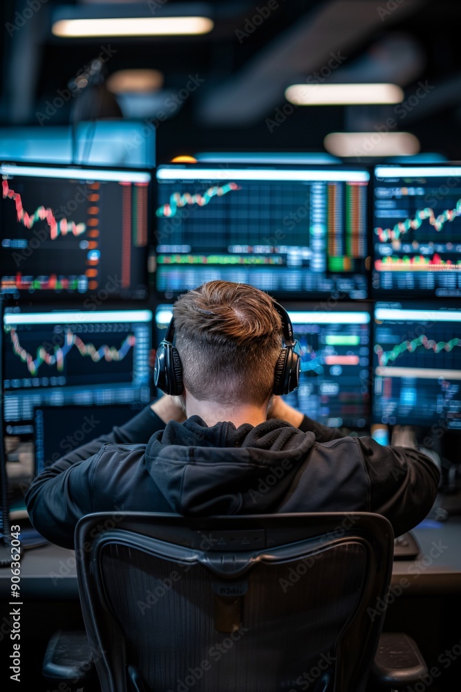 An editorial photograph of a crypto exchange office, employees intensely monitoring market fluctuations, a sense of urgency in the air An editorial photograph of a crypto exchange office, employees intensely monitoring market fluctuations, a sense of urgency in the air