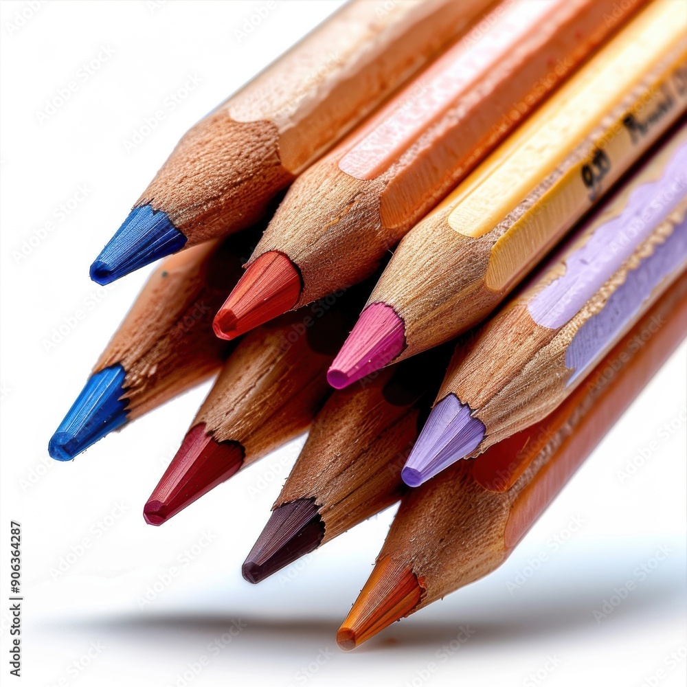 Colorful Wooden Pencils Colorful Wooden Pencils