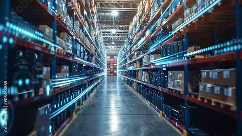 Smart warehouse management system with interconnected IoT devices