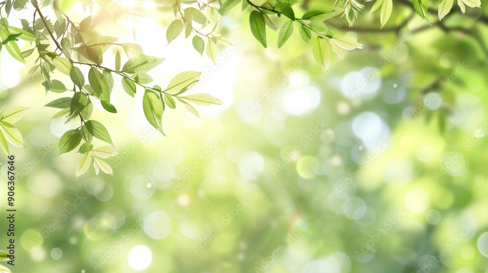 Sunlit Leaves and Bokeh Sunlit Leaves and Bokeh