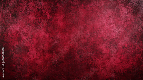 A deep matte wine red background with a rich, velvety texture. The central area is blank, perfect for incorporating design or branding elements. © wolfhound911