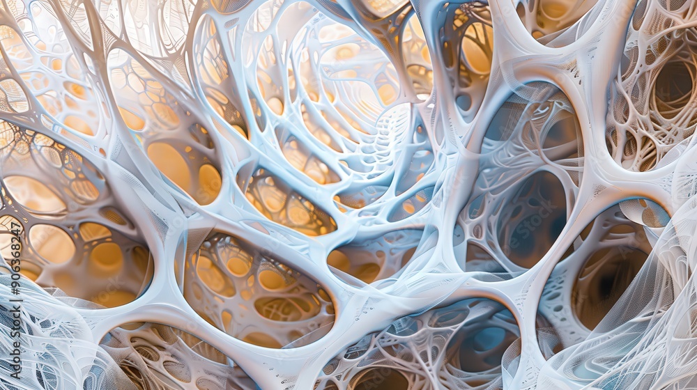 A delicate web of lines and shapes interweaves, forming an intricate pattern that draws the eye in. A delicate web of lines and shapes interweaves, forming an intricate pattern that draws the eye in.