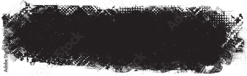 Glitch distorted grange shape . Noise grungy logo . Trendy defect error shapes . Glitched frame .Grunge textured . Distressed effect .Vector shapes