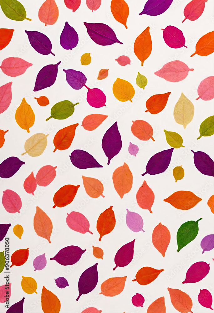 Floral Pattern on Handmade Paper Floral Pattern on Handmade Paper