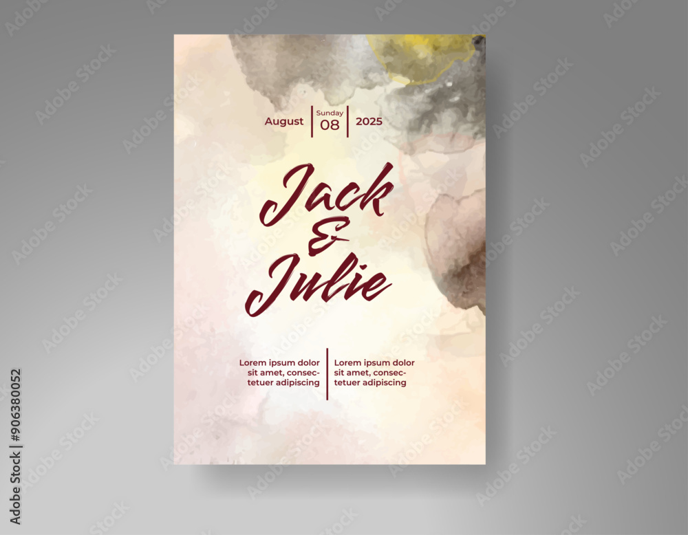 Wedding Abstract Background Invitation Art Template Wedding Abstract Background Invitation Art Template